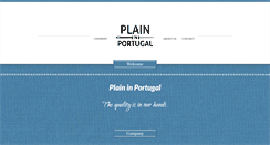 Desktop Screenshot of plaininportugal.com