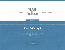 Tablet Screenshot of plaininportugal.com